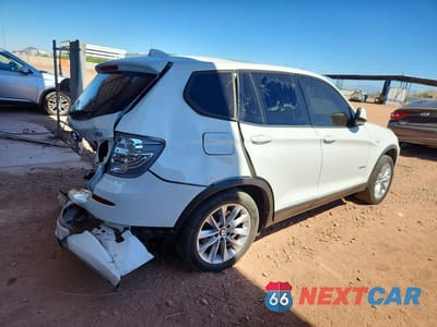 Trzecie zdjęcie samochodu z tyłu: 2014 BMW X3 XDRIVE28I VIN:5UXWX9C57E0D34715 - miniatura