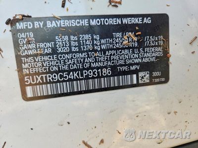 Zdjęcie 14 z 14 samochodu: 2019 BMW X3 XDRIVE30I VIN:5UXTR9C54KLP93186 - miniatura