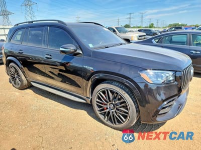 Czwarte zdjęcie samochodu z boku: 2021 MERCEDES-BENZ GLS 63 AMG 4MATIC VIN:4JGFF8KE2MA557133 - miniatura