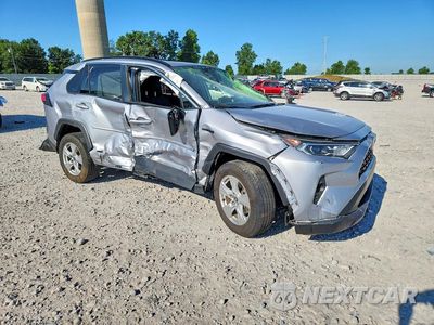 Czwarte zdjęcie samochodu z boku: 2019 TOYOTA RAV4 HYBRID XLE VIN:JTMRWRFV2KD034966 - miniatura