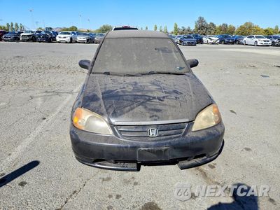 Piąte zdjęcie samochodu w środku: 2003 HONDA CIVIC LX VIN:2HGES16513H558398 - miniatura