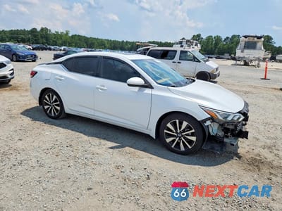 Czwarte zdjęcie samochodu z boku: 2022 NISSAN SENTRA SV VIN:3N1AB8CV7NY206890 - miniatura