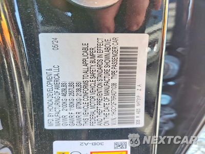 Zdjęcie 12 z 12 samochodu: 2024 HONDA ACCORD HYBRID SPORT-L VIN:1HGCY2F76RA071038 - miniatura
