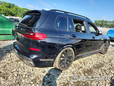 Trzecie zdjęcie samochodu z tyłu: 2021 BMW X7 M50I VIN:5UXCX6C08M9F51514 - miniatura