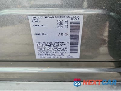 Zdjęcie 12 z 12 samochodu: 2025 NISSAN LEAF S VIN:1N4AZ1BVXSC557532 - miniatura