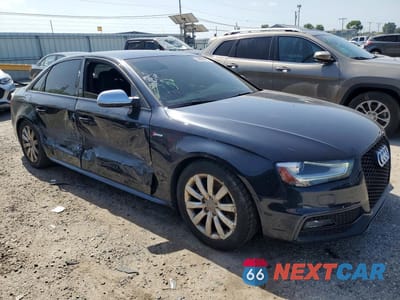 Czwarte zdjęcie samochodu z boku: 2015 AUDI S4 PREMIUM PLUS VIN:WAUDGAFL6FA104710 - miniatura