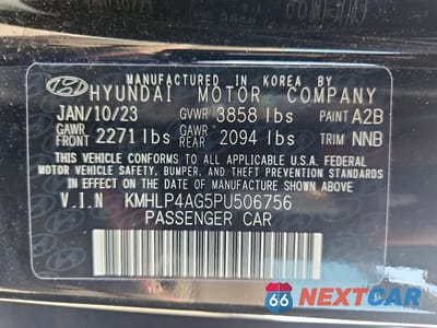 Zdjęcie 12 z 12 samochodu: 2023 HYUNDAI ELANTRA LIMITED VIN:KMHLP4AG5PU506756 - miniatura