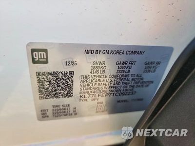 Zdjęcie 12 z 12 samochodu: 2026 CHEVROLET TRAX LS VIN:KL77LFEP7TC092237 - miniatura