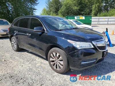 Czwarte zdjęcie samochodu z boku: 2015 ACURA MDX TECHNOLOGY VIN:5FRYD4H42FB032138 - miniatura