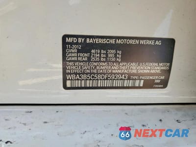 Zdjęcie 12 z 12 samochodu: 2013 BMW 328 XI SULEV VIN:WBA3B5C58DF593943 - miniatura
