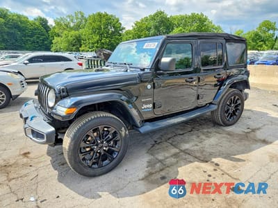 2022 JEEP WRANGLER UNLIMITED SAHARA 4XE 1C4JJXP6XNW106660 - główne zdjęcie licytacji z USA - miniatura
