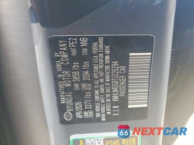 Zdjęcie 13 z 13 samochodu: 2026 HYUNDAI ELANTRA SEL SPORT VIN:KMHLM4DG8TU226294 - miniatura