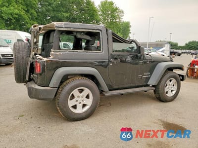 Trzecie zdjęcie samochodu z tyłu: 2011 JEEP WRANGLER SPORT VIN:1J4AA2D17BL504752 - miniatura