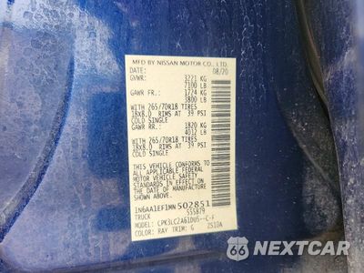Zdjęcie 13 z 13 samochodu: 2021 NISSAN TITAN SV VIN:1N6AA1EF1MN502851 - miniatura