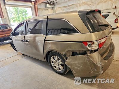 Drugie zdjęcie samochodu z przodu: 2013 HONDA ODYSSEY LX VIN:5FNRL5H21DB026633 - miniatura