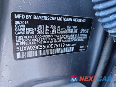 Zdjęcie 13 z 13 samochodu: 2016 BMW X3 XDRIVE28I VIN:5UXWX9C55G0D75119 - miniatura