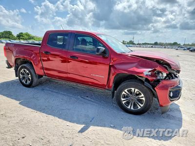 Czwarte zdjęcie samochodu z boku: 2021 CHEVROLET COLORADO Z71 VIN:1GCGTDEN8M1108335 - miniatura