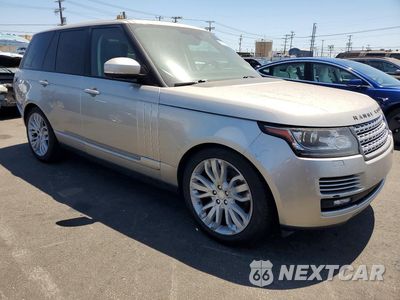 Czwarte zdjęcie samochodu z boku: 2016 LAND ROVER RANGE ROVER HSE VIN:SALGS2KF4GA262476 - miniatura