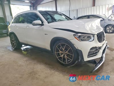 Czwarte zdjęcie samochodu z boku: 2022 MERCEDES-BENZ GLC 43 4MATIC AMG VIN:W1N0G6EB3NV398686 - miniatura