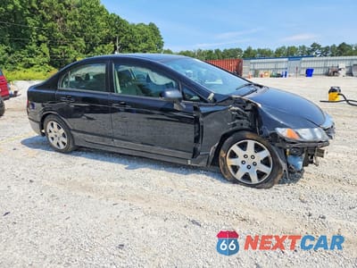 Czwarte zdjęcie samochodu z boku: 2009 HONDA CIVIC LX VIN:2HGFA16509H365689 - miniatura