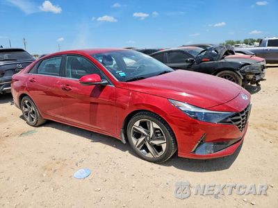 Czwarte zdjęcie samochodu z boku: 2022 HYUNDAI ELANTRA SEL VIN:KMHLN4AG3NU254492 - miniatura