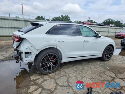Trzecie zdjęcie samochodu z tyłu: 2021 AUDI Q8 PRESTIGE S-LINE VIN:WA1FVAF18MD007014 - miniatura