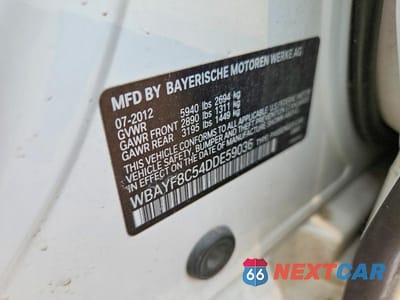 Zdjęcie 12 z 12 samochodu: 2013 BMW 750 LXI VIN:WBAYF8C54DDE59036 - miniatura