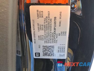 Zdjęcie 12 z 12 samochodu: 2023 CHEVROLET COLORADO LT VIN:1GCPTCEK8P1169799 - miniatura