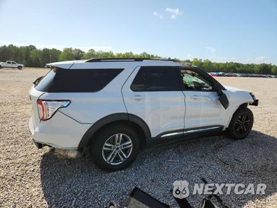 Trzecie zdjęcie samochodu z tyłu: 2021 FORD EXPLORER XLT VIN:1FMSK7DH2MGB19902 - miniatura