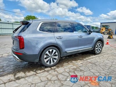 Trzecie zdjęcie samochodu z tyłu: 2020 KIA TELLURIDE S VIN:5XYP64HCXLG010021 - miniatura