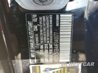 Zdjęcie 12 z 12 samochodu: 2010 MERCEDES-BENZ E 350 VIN:WDDKJ5GB4AF040077 - miniatura