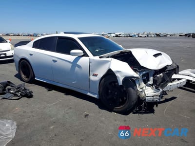 Czwarte zdjęcie samochodu z boku: 2019 DODGE CHARGER SCAT PACK VIN:2C3CDXGJ6KH665111 - miniatura