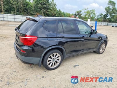 Trzecie zdjęcie samochodu z tyłu: 2013 BMW X3 XDRIVE28I VIN:5UXWX9C50D0A17423 - miniatura