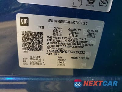 Zdjęcie 14 z 14 samochodu: 2026 GMC ACADIA DENALI VIN:1GKENRKS1TJ319131 - miniatura