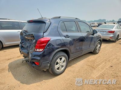 Trzecie zdjęcie samochodu z tyłu: 2021 CHEVROLET TRAX 1LT VIN:KL7CJLSMXMB377227 - miniatura