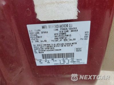 Zdjęcie 12 z 12 samochodu: 2005 FORD F150 SUPERCREW VIN:1FTPW14545KC30659 - miniatura