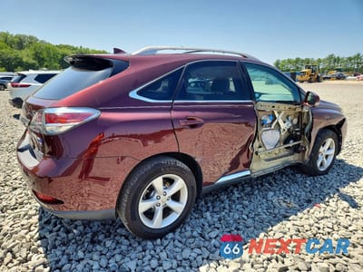 Trzecie zdjęcie samochodu z tyłu: 2014 LEXUS RX 350 BASE VIN:2T2BK1BA1EC231108 - miniatura