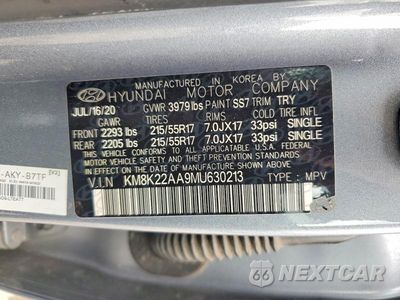 Zdjęcie 13 z 13 samochodu: 2021 HYUNDAI KONA SEL VIN:KM8K22AA9MU630213 - miniatura