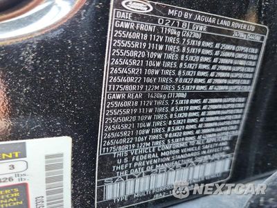 Zdjęcie 14 z 14 samochodu: 2018 LAND ROVER RANGE ROVER VELAR R-DYNAMIC SE VIN:SALYL2RX5JA757373 - miniatura