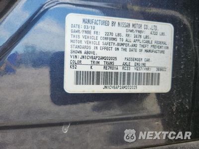 Zdjęcie 13 z 13 samochodu: 2010 INFINITI G37 SEDAN BASE VIN:JN1CV6AP2AM202025 - miniatura