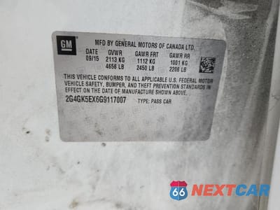 Zdjęcie 12 z 12 samochodu: 2016 BUICK REGAL VIN:2G4GK5EX6G9117007 - miniatura