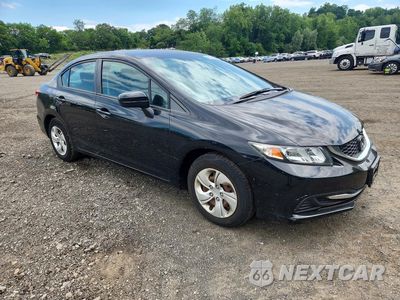 Czwarte zdjęcie samochodu z boku: 2015 HONDA CIVIC LX VIN:19XFB2F56FE246506 - miniatura