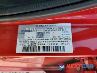 Zdjęcie 12 z 12 samochodu: 2018 MAZDA 6 GRAND TOURING VIN:JM1GL1TY9J1321933 - miniatura