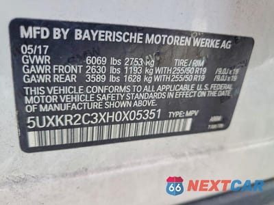 Zdjęcie 13 z 13 samochodu: 2017 BMW X5 SDRIVE35I VIN:5UXKR2C3XH0X05351 - miniatura