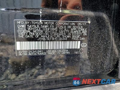 Zdjęcie 13 z 13 samochodu: 2017 LEXUS LS 460 BASE VIN:JTHBL5EF8H5146444 - miniatura