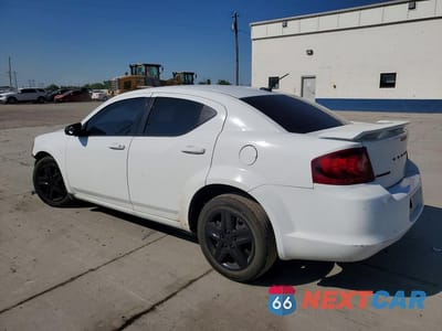 Drugie zdjęcie samochodu z przodu: 2012 DODGE AVENGER SE VIN:1C3CDZAB7CN324581 - miniatura