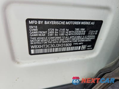 Zdjęcie 12 z 12 samochodu: 2018 BMW X1 XDRIVE28I VIN:WBXHT3C30J3H31809 - miniatura