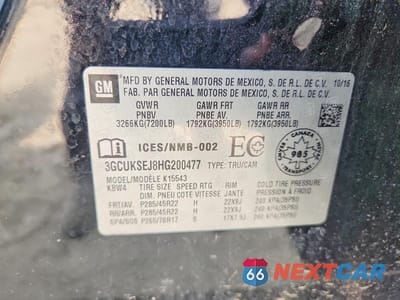 Zdjęcie 12 z 12 samochodu: 2017 CHEVROLET SILVERADO K1500 LTZ VIN:3GCUKSEJ8HG200477 - miniatura