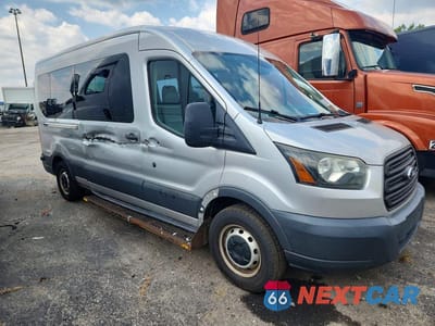 Czwarte zdjęcie samochodu z boku: 2015 FORD TRANSIT T-350 VIN:1FBZX2CM1FKA11166 - miniatura