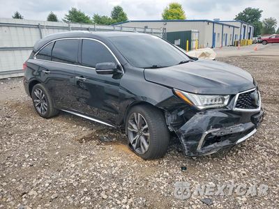 Czwarte zdjęcie samochodu z boku: 2019 ACURA MDX ADVANCE VIN:5J8YD4H82KL009584 - miniatura